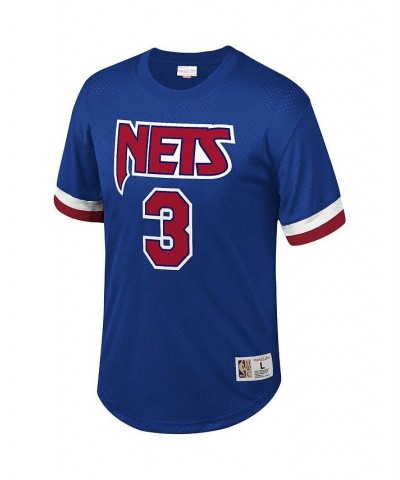 Men's Drazen Petrovic Royal New Jersey Nets Mesh T-shirt $51.60 T-Shirts