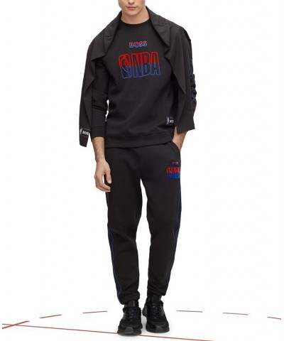 BOSS x NBA Men's Regular-Fit Sweatshirt Black $49.06 Sweatshirt