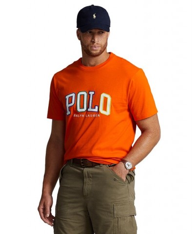 Men's Big & Tall Logo Jersey T-Shirt Orange $37.37 T-Shirts