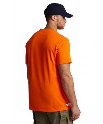 Men's Big & Tall Logo Jersey T-Shirt Orange $37.37 T-Shirts