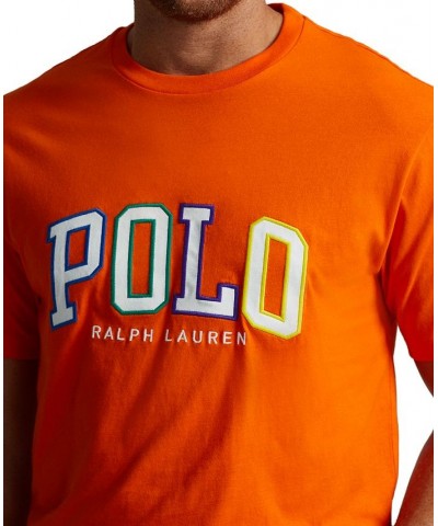 Men's Big & Tall Logo Jersey T-Shirt Orange $37.37 T-Shirts