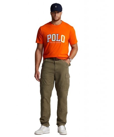 Men's Big & Tall Logo Jersey T-Shirt Orange $37.37 T-Shirts