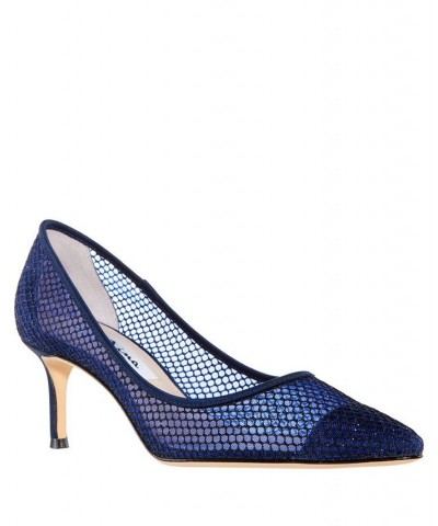 Women's Niley Evening Pumps Blue $33.97 Shoes