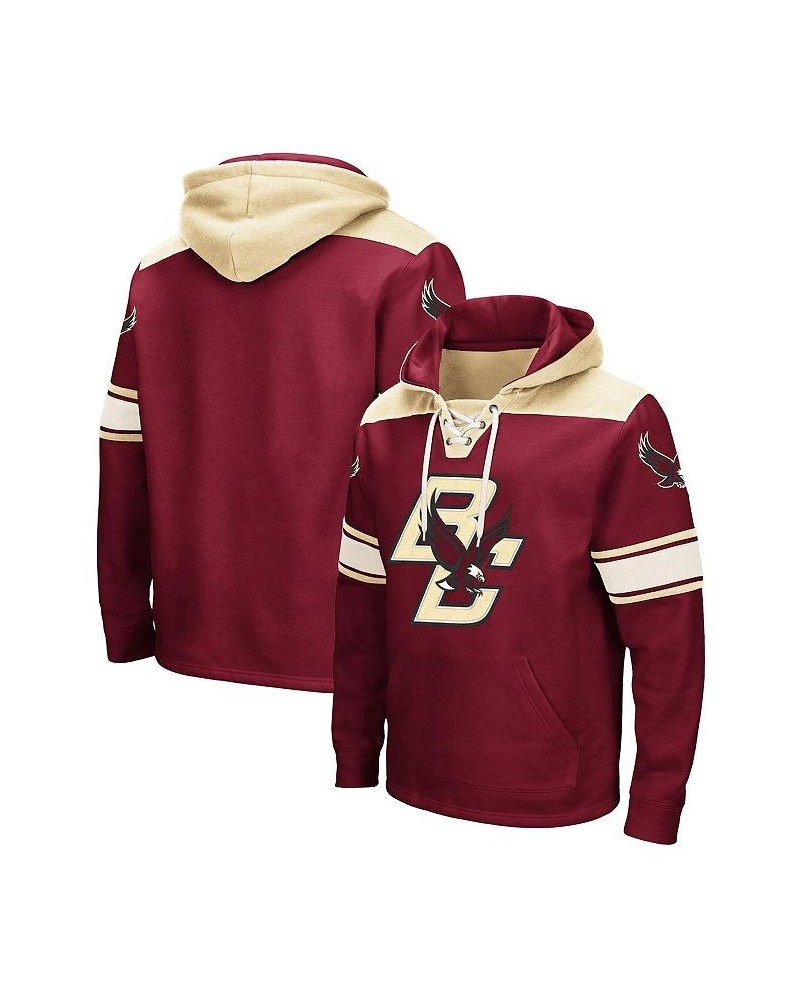 Men's Maroon Boston College Eagles 2.0 Lace-Up Pullover Hoodie $26.68 Sweatshirt