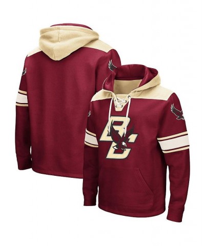 Men's Maroon Boston College Eagles 2.0 Lace-Up Pullover Hoodie $26.68 Sweatshirt