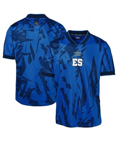 Men's Blue El Salvador National Team 2023 Home Replica Jersey $41.00 Jersey