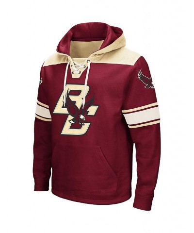 Men's Maroon Boston College Eagles 2.0 Lace-Up Pullover Hoodie $26.68 Sweatshirt