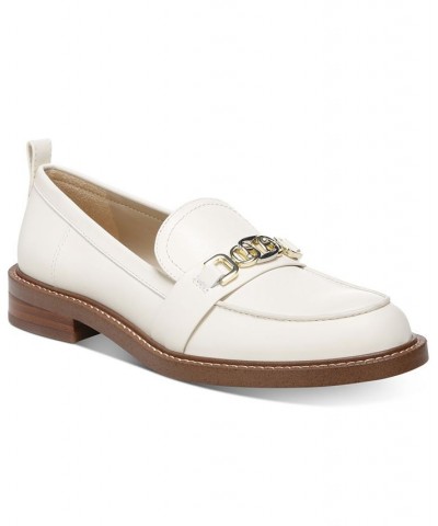 Women's Christy Tailored Loafers White $33.00 Shoes