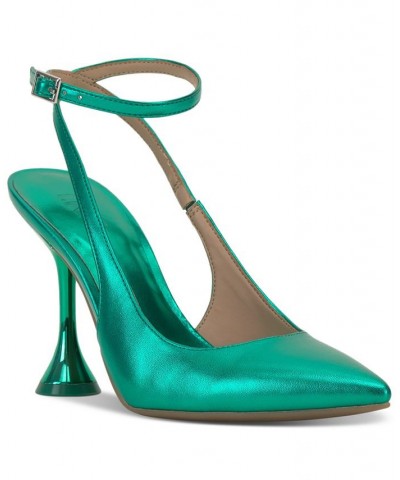 Women's Supira Ankle Strap Pumps Green $49.23 Shoes