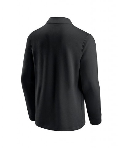 Men's Branded Black LAFC Block Party Fleece Quarter-Zip Jacket $30.10 Jackets