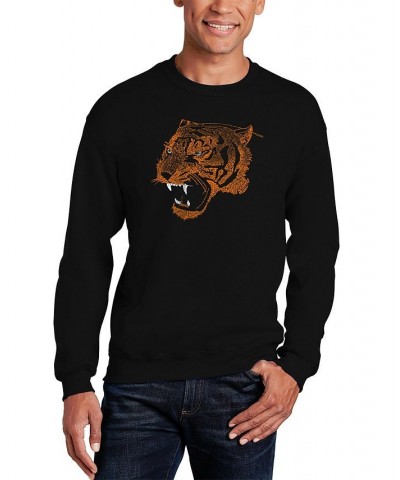 Men's Beast Mode Word Art Crewneck Sweatshirt Black $25.49 Sweatshirt