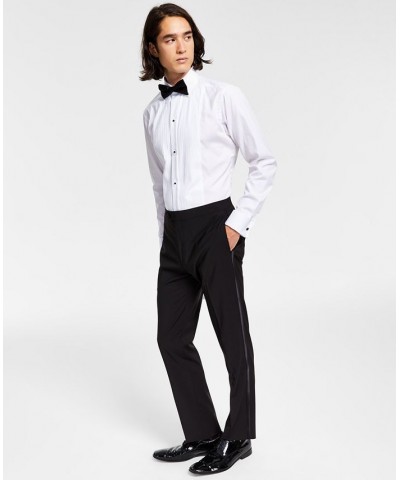 Men's Slim-Fit Infinite Stretch Black Tuxedo Suit Pants Black $47.75 Suits