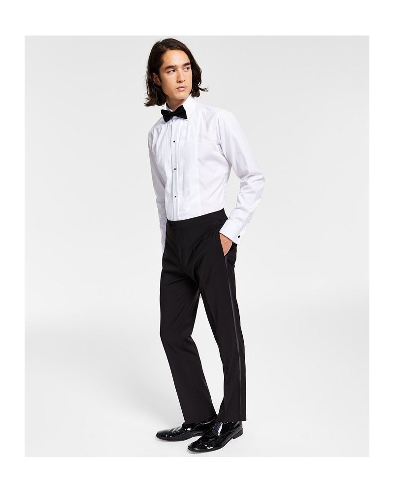 Men's Slim-Fit Infinite Stretch Black Tuxedo Suit Pants Black $47.75 Suits