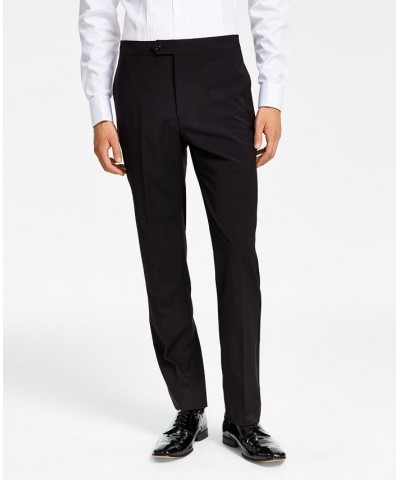 Men's Slim-Fit Infinite Stretch Black Tuxedo Suit Pants Black $47.75 Suits