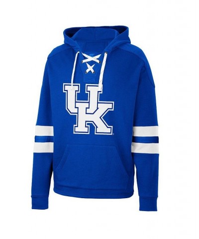 Men's Royal Kentucky Wildcats Lace-Up 4.0 Pullover Hoodie $36.00 Sweatshirt