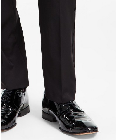 Men's Slim-Fit Infinite Stretch Black Tuxedo Suit Pants Black $47.75 Suits