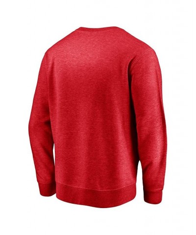 Men's Branded Red Houston Rockets Game Time Arch Pullover Sweatshirt $24.20 Sweatshirt