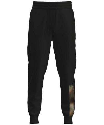 Hugo Boss Men's Dislares Regular-Fit Camo Logo-Print Sweatpants Black $49.92 Pants