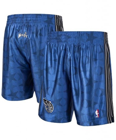 Men's Blue Orlando Magic 2000/01 Hardwood Classics Authentic Shorts $41.20 Shorts