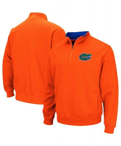 Men's Orange Florida Gators Tortugas Logo Quarter-Zip Pullover Jacket $25.20 Sweatshirt