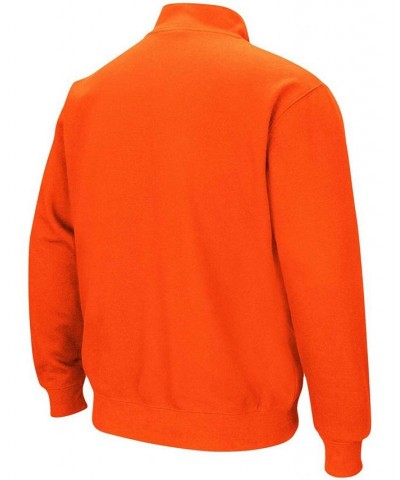 Men's Orange Florida Gators Tortugas Logo Quarter-Zip Pullover Jacket $25.20 Sweatshirt