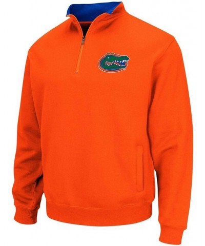 Men's Orange Florida Gators Tortugas Logo Quarter-Zip Pullover Jacket $25.20 Sweatshirt