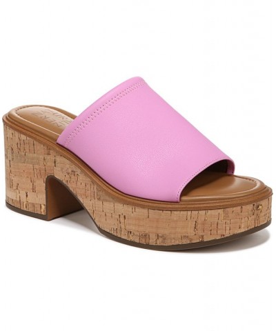 Cassie Platform Slides Pink $44.55 Shoes