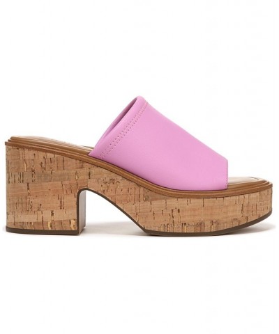 Cassie Platform Slides Pink $44.55 Shoes