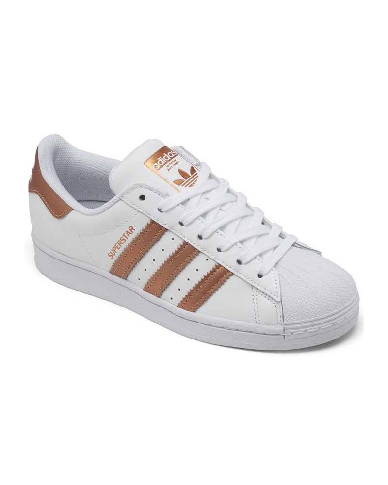 Women's Superstar Casual Sneakers White $36.00 Shoes