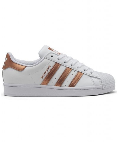 Women's Superstar Casual Sneakers White $36.00 Shoes