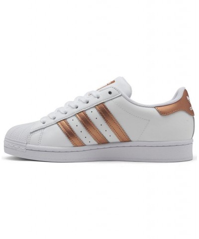 Women's Superstar Casual Sneakers White $36.00 Shoes