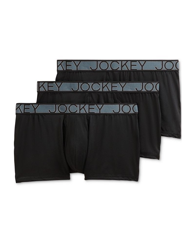 Active Microfiber Eco 2.5" Trunk - 3 Pack Black $16.09 Underwear