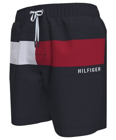 Men's Tommy Flag 7" Swim Trunks PD06 $17.34 Swimsuits