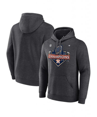 Men's Branded Heather Charcoal Houston Astros 2022 World Series Champions Locker Room Big and Tall Pullover Hoodie $38.85 Swe...