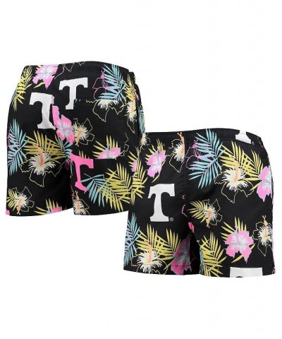 Men's Black Tennessee Volunteers Neon Floral Swim Trunks $32.39 Swimsuits