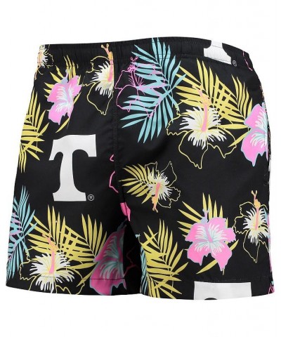 Men's Black Tennessee Volunteers Neon Floral Swim Trunks $32.39 Swimsuits