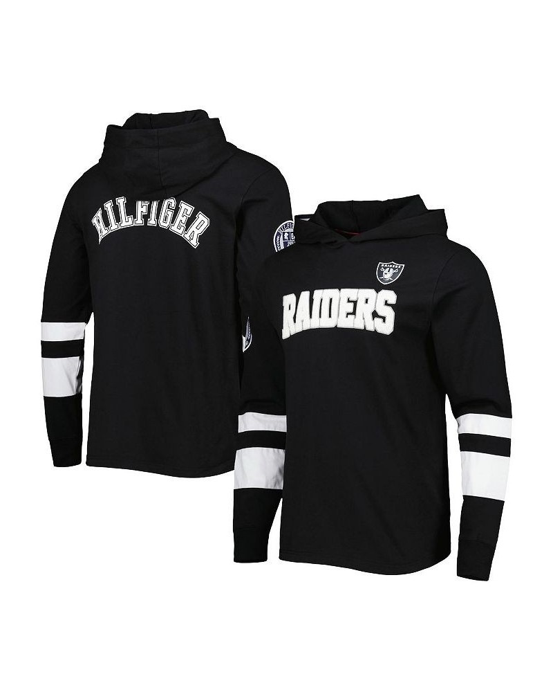 Men's Black, White Las Vegas Raiders Alex Long Sleeve Hoodie T-shirt $30.38 T-Shirts