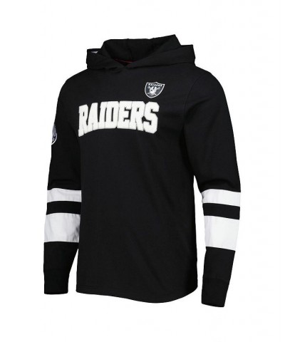 Men's Black, White Las Vegas Raiders Alex Long Sleeve Hoodie T-shirt $30.38 T-Shirts