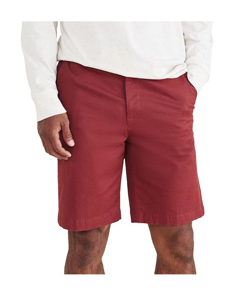 Men's Big & Tall Ultimate Supreme Flex Stretch Solid Shorts Red $24.29 Shorts