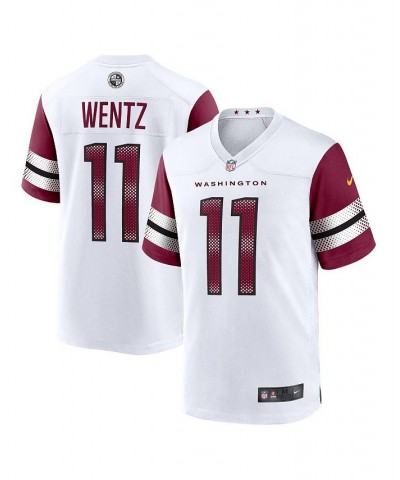 Men's Carson Wentz White Washington Commanders Game Jersey $68.60 Jersey