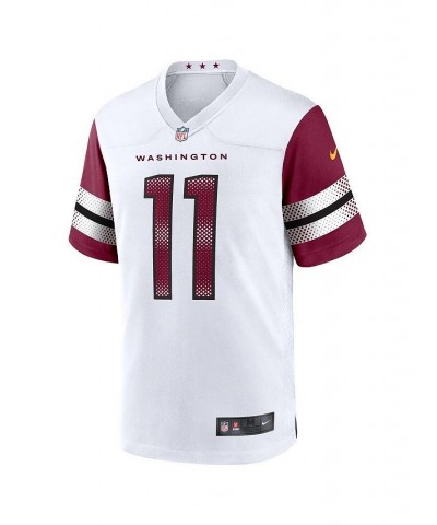 Men's Carson Wentz White Washington Commanders Game Jersey $68.60 Jersey