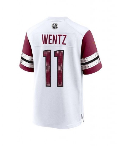 Men's Carson Wentz White Washington Commanders Game Jersey $68.60 Jersey