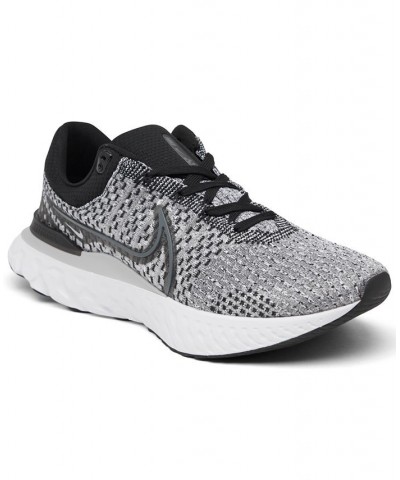 Men's React Infinity Run Fly knit 3 Running Sneakers Multi $50.00 Shoes