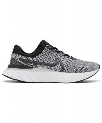 Men's React Infinity Run Fly knit 3 Running Sneakers Multi $50.00 Shoes