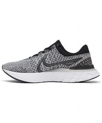 Men's React Infinity Run Fly knit 3 Running Sneakers Multi $50.00 Shoes