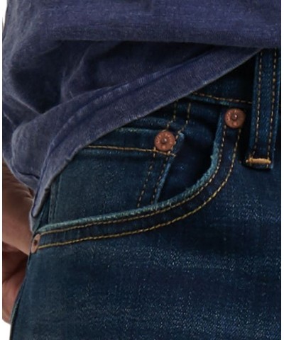 Men's 181 Relaxed Straight Fit COOLMAX Stretch Jeans Blue $34.10 Jeans