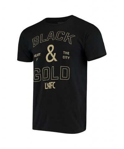 Men's Branded Black LAFC Hometown Collection Black and Gold Logo T-shirt $21.83 T-Shirts