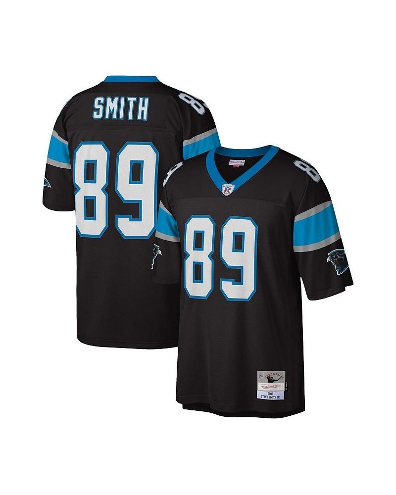 Men's Steve Smith Black Carolina Panthers 2003 Legacy Replica Jersey $61.20 Jersey