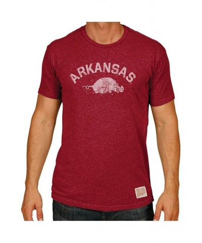 Men's Cardinal Arkansas Razorbacks Big and Tall Mock Twist T-shirt $21.50 T-Shirts