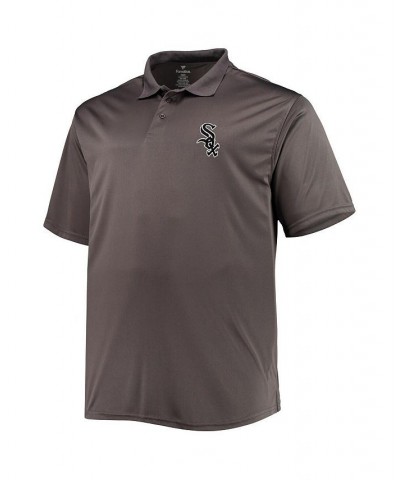 Men's Black, Charcoal Chicago White Sox Big and Tall Two-Pack Polo Shirt Set $34.31 Polo Shirts